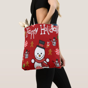 Weihnachten Tragetaschen für Frauen, glückliche Fe Tasche