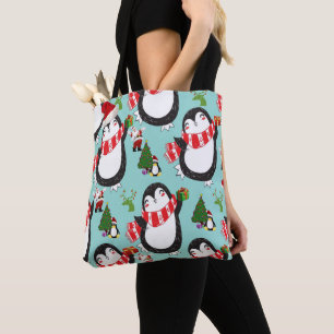 Weihnachten Tragetaschen von Frauen, Pinguin Tasche