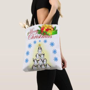 Weihnachten Tragetaschen von Frauen, Pinguin Tasche