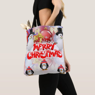 Weihnachten Tragetaschen von Frauen, Pinguin Tasche