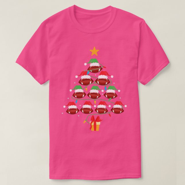 Weihnachten-Tree-Dekorationen T-Shirt (Design vorne)