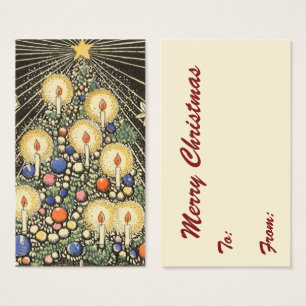 Weihnachten, Tree mit Kerzen und ein Star