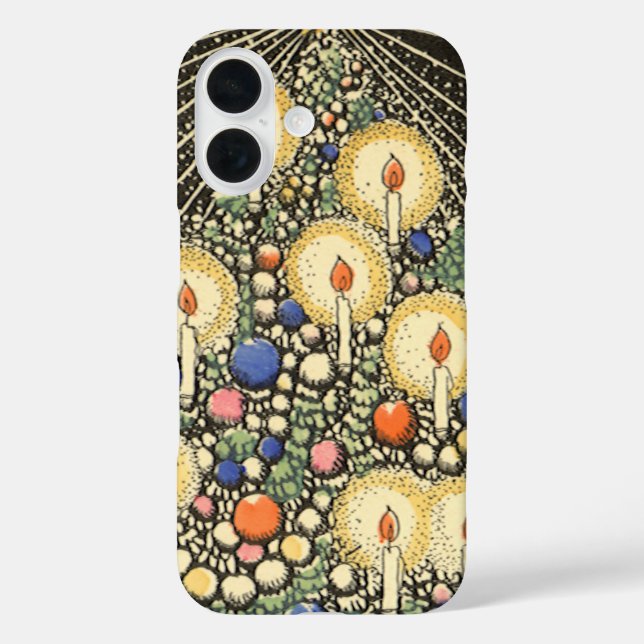 Weihnachten, Tree mit Kerzen und ein Star title_seo2 (Rückseite)