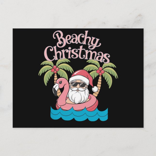 Weihnachten - tropischer Urlaub am Strand Santa Be (Vorderseite)