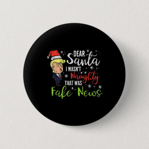 Weihnachten Trump Liebe Weihnachten Fake News Funn Button