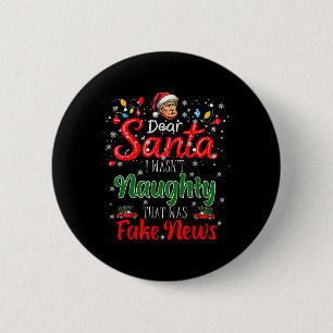 Weihnachten Trump Liebe Weihnachten Fake News Funn Button