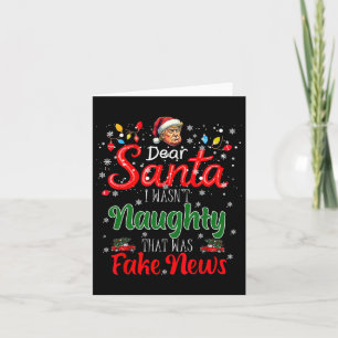 Weihnachten Trump Liebe Weihnachten Fake News Funn Karte
