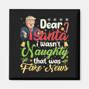 Weihnachten Trump Liebe Weihnachten Fake News Funn Magnet