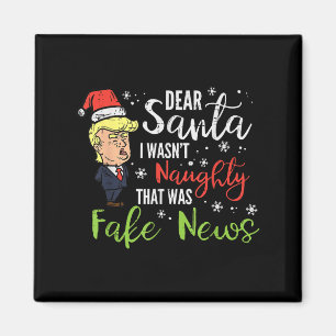 Weihnachten Trump Liebe Weihnachten Fake News Funn Magnet