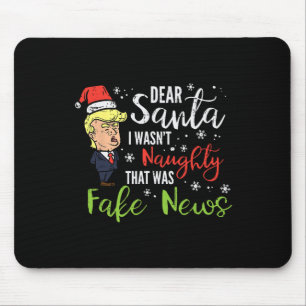 Weihnachten Trump Liebe Weihnachten Fake News Funn Mousepad