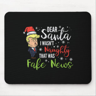 Weihnachten Trump Liebe Weihnachten Fake News Funn Mousepad