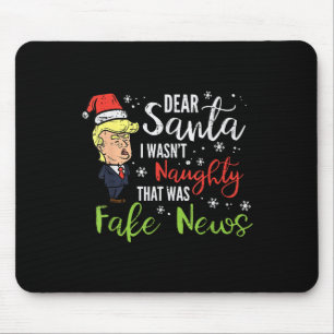 Weihnachten Trump Liebe Weihnachten Fake News Funn Mousepad
