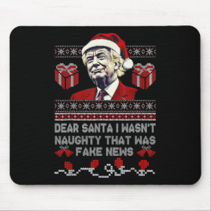 Weihnachten Trump Liebe Weihnachten Fake News Funn Mousepad