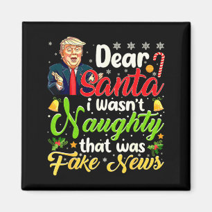 Weihnachten Trump Lieber Santa Fake News Lustige X Magnet