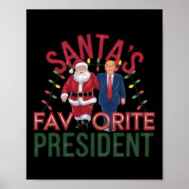 Weihnachten - Trumps Lieblingspräsident Poster (Vorne)
