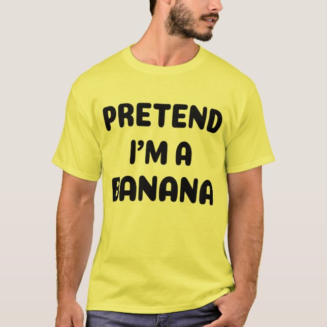 Weihnachten - Tu so, als wäre ich eine Banane T-Shirt (Vorderseite)