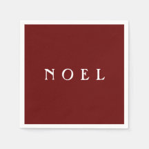 WEIHNACHTEN Typografie Red Simple Minimalistic Mod