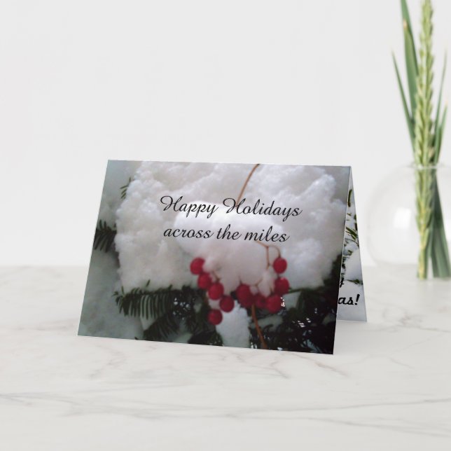 WEIHNACHTEN ÜBER DER MEILEN-Karte (Vorderseite)