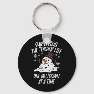 Weihnachten Überleben Lehrer Leben Meltdown Xmas W Schlüsselanhänger