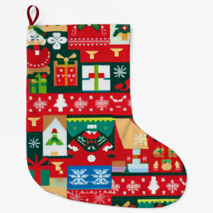 Weihnachten Ugly Sweater 1 Großer Weihnachtsstrumpf