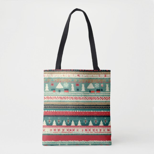 Weihnachten Ugly Sweater 3 Tasche (Vorderseite)