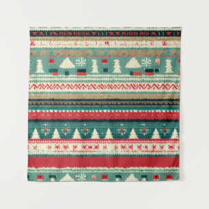Weihnachten Ugly Sweater 3 Wandteppich
