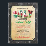Weihnachten Ugly Sweater Jumper Party Abendessen E Einladung<br><div class="desc">Spaß Weihnachts Party Design. ÄNDERN SIE DEN TEXT EINFACH,  UM IHR PARTY . Rückseite im Lieferumfang enthalten</div>