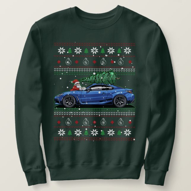 Weihnachten Ugly Toyota GR86! Bestes Auto Typ Gesc Sweatshirt (Design vorne)