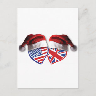 Weihnachten UK USA Herzen