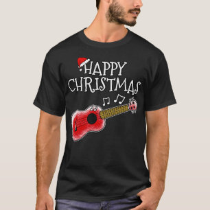 Weihnachten Ukulele Ukulelist Musiklehrer Xmas 202 T-Shirt