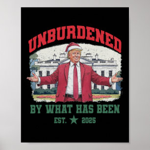 Weihnachten unbelastet von dem, was Trump Retro wa Poster