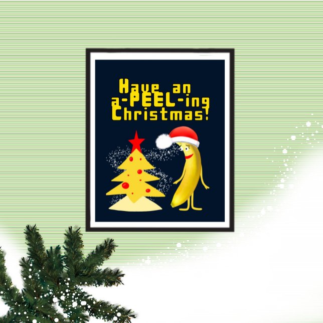 Weihnachten und Banane Poster (Von Creator hochgeladen)