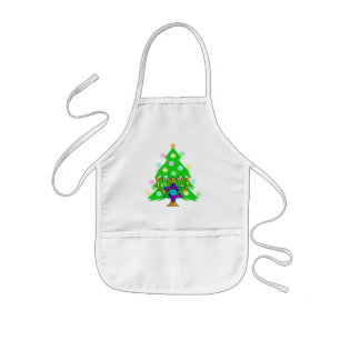 Weihnachten und Chanukka zusammen Kinderschürze