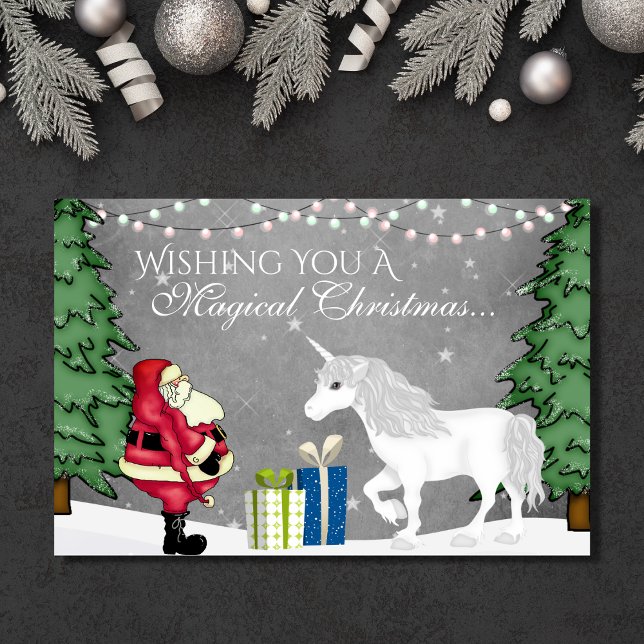 Weihnachten und Einhorn Magisches Weihnachtsfest - (Von Creator hochgeladen)