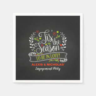 Weihnachten und Feiertag in der Saison Serviette