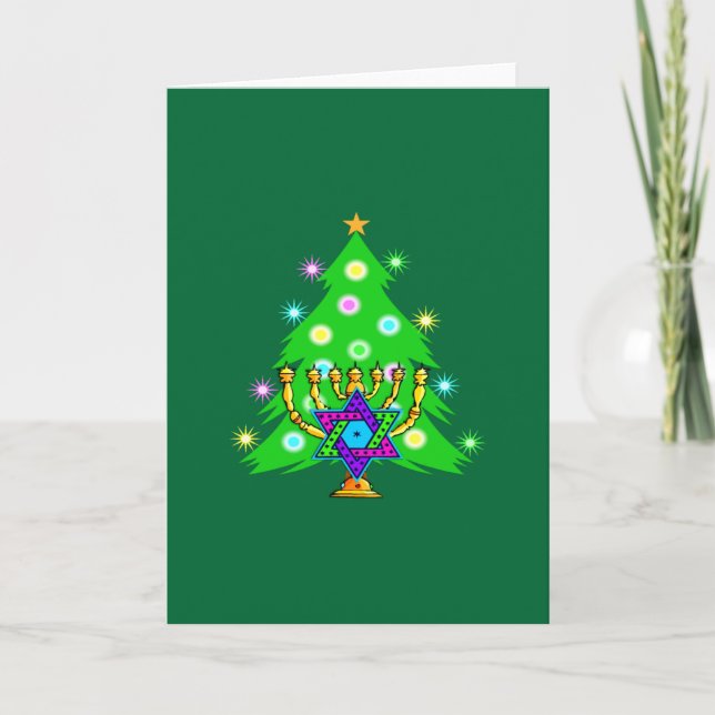 Weihnachten und Hanukkah zusammen (Vorderseite)