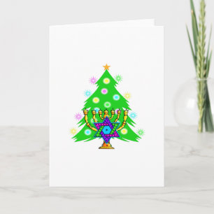 Weihnachten und Hanukkah zusammen