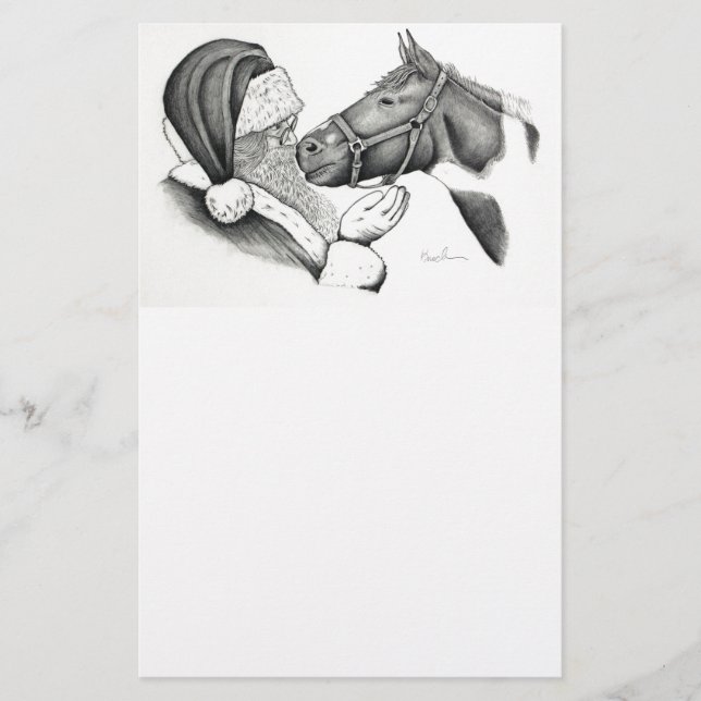 Weihnachten und Heiliges Pferd (Vorderseite)