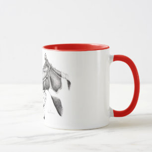 Weihnachten und Heiliges Pferd Tasse