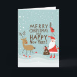 Weihnachten und Neues Jahr<br><div class="desc">Gruß Weihnachten und Neujahr Karte © und ® Bigstock® - Alle Rechte vorbehalten.</div>