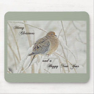 Weihnachten und Neues Jahr Gruß - Trauertote Mousepad