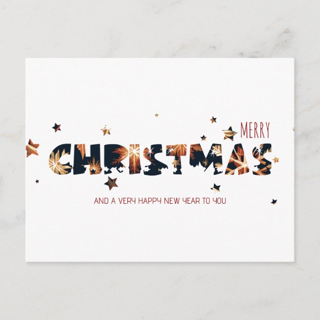 Weihnachten und Neujahr - Neuzeit Gold (Vorderseite)