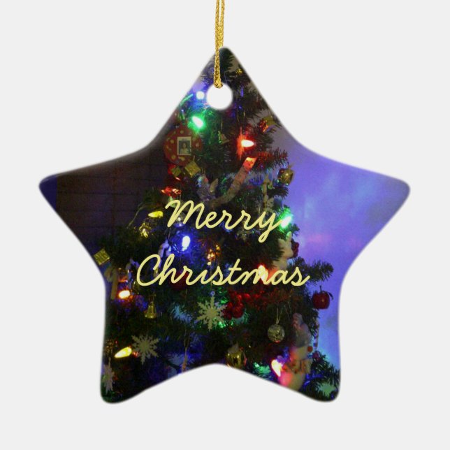 Weihnachten und Silvester Ornament von RoseWrites (Vorne)