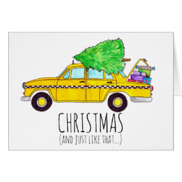 Weihnachten und so wie die New Yorker Taxi