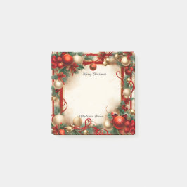 Weihnachten und Urlaub Post-it Klebezettel