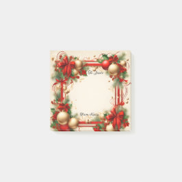 Weihnachten und Urlaub Post-it Klebezettel