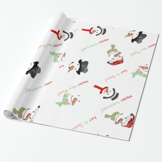 Weihnachten und Weihnachten Der Mensch und die Wei Geschenkpapier (Ungerollt)