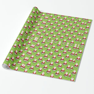 Weihnachten und Weihnachten Der Mensch und die Wei Geschenkpapier