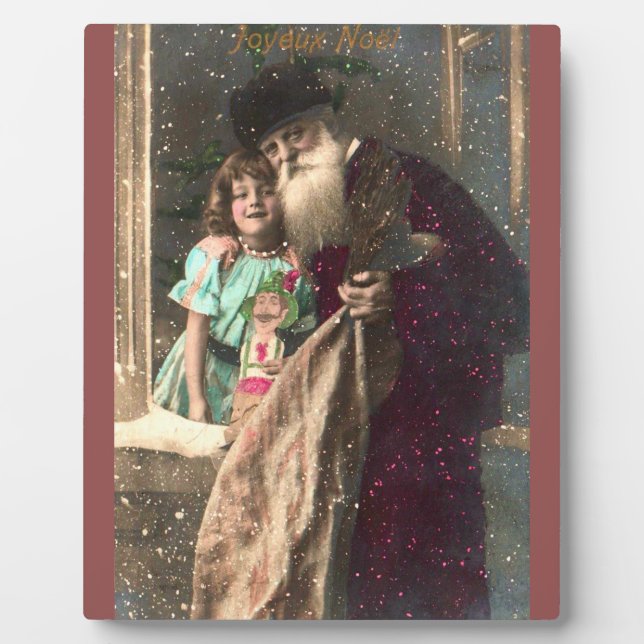 Weihnachten und Weihnachten Fotoplatte (Vorderseite)