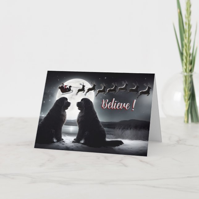 Weihnachten und Weihnachten in der Silhouette (Vorderseite)